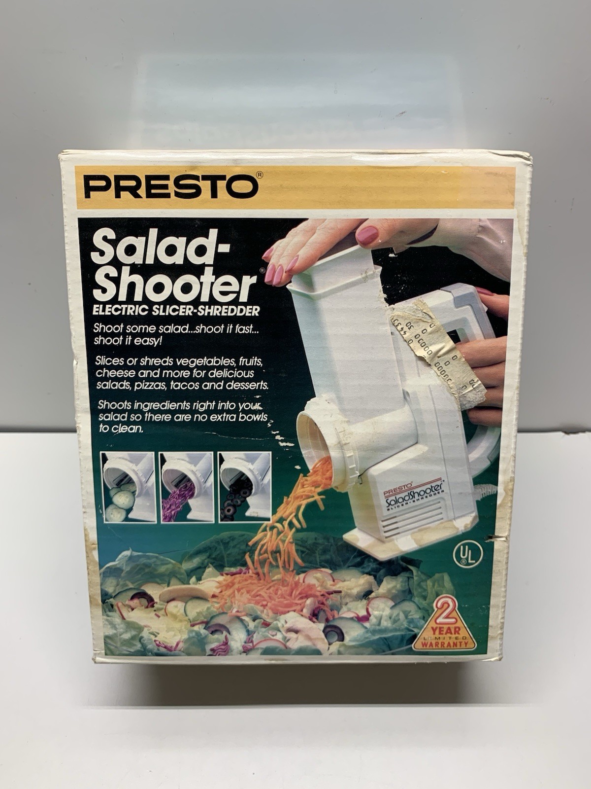 Presto 02910 Salad Shooter Electric Slicer Shredder