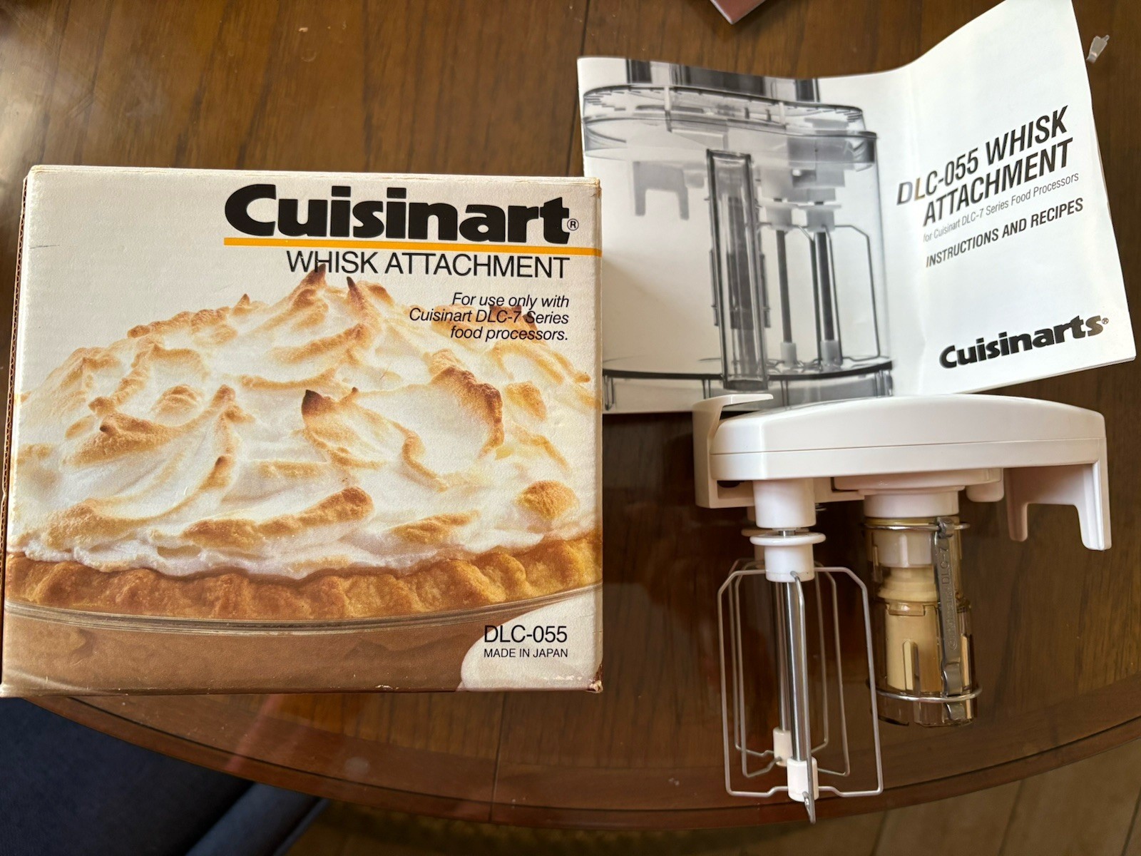 Cuisinart Whisk Attachment DLC-055 For DLC-7 Series 14 Cup Food Processors