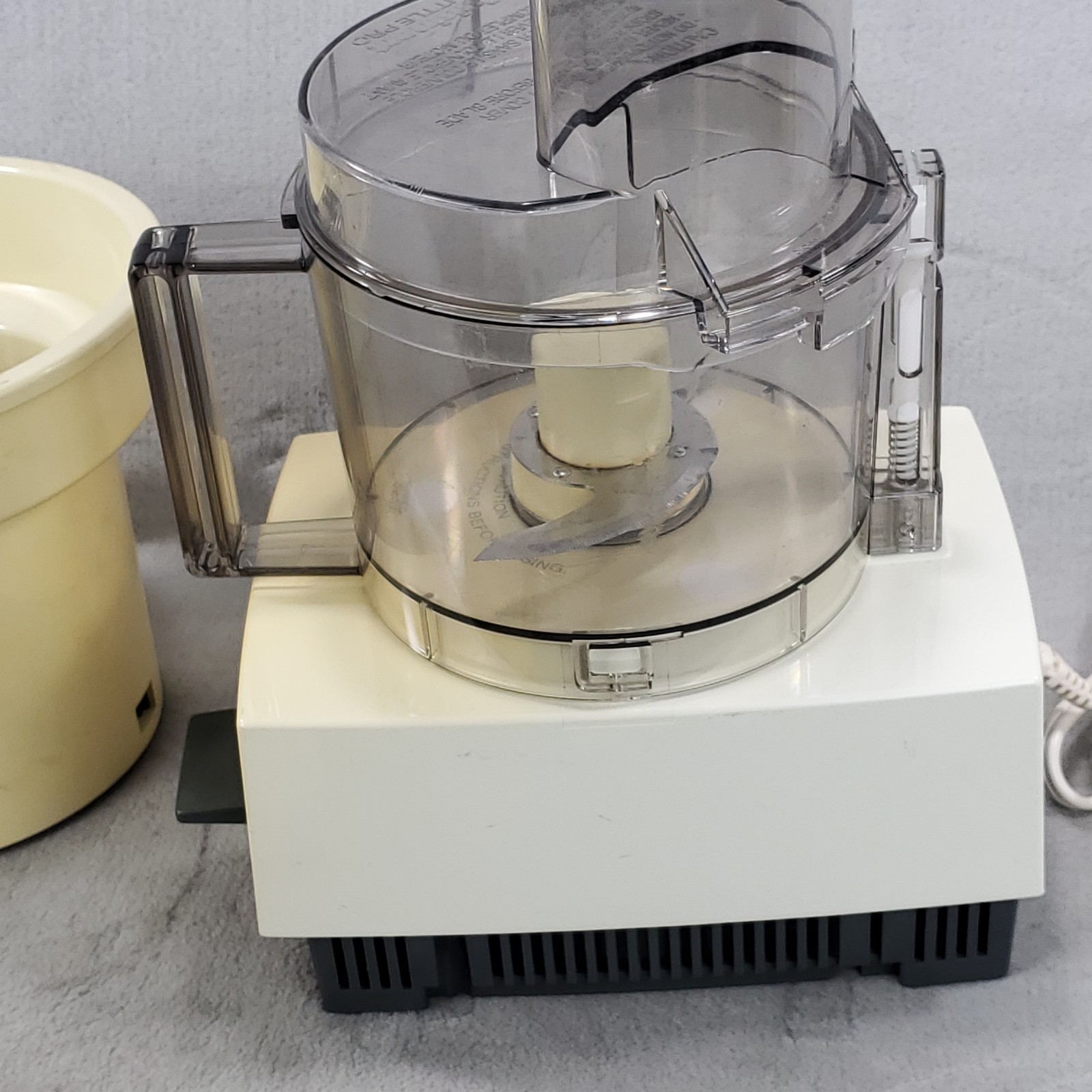 VTG Cuisinart Little Pro Plus Food Processor w/ Blade & Juicer Tested & Working