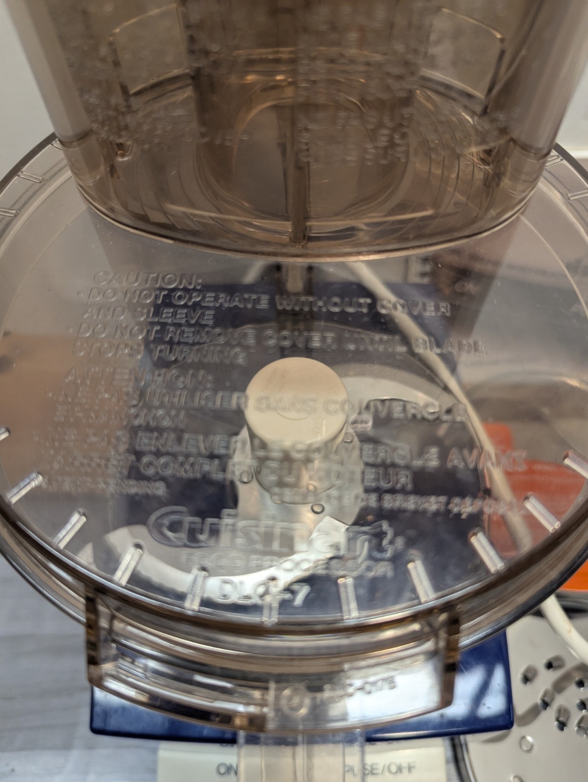 Vintage Cuisinart DLC-7 Super Pro Food Processor Tested And Works Well Blue