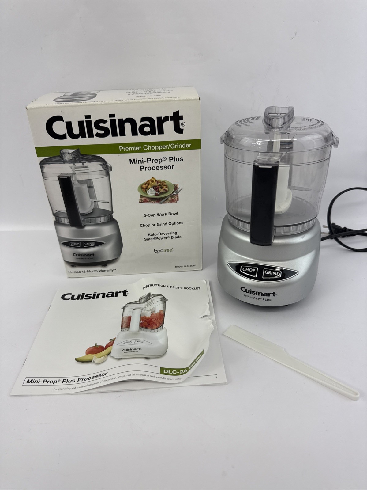 Cuisinart Mini Prep Plus Food Processor 3 Cup Premier Chopper Grinder Working