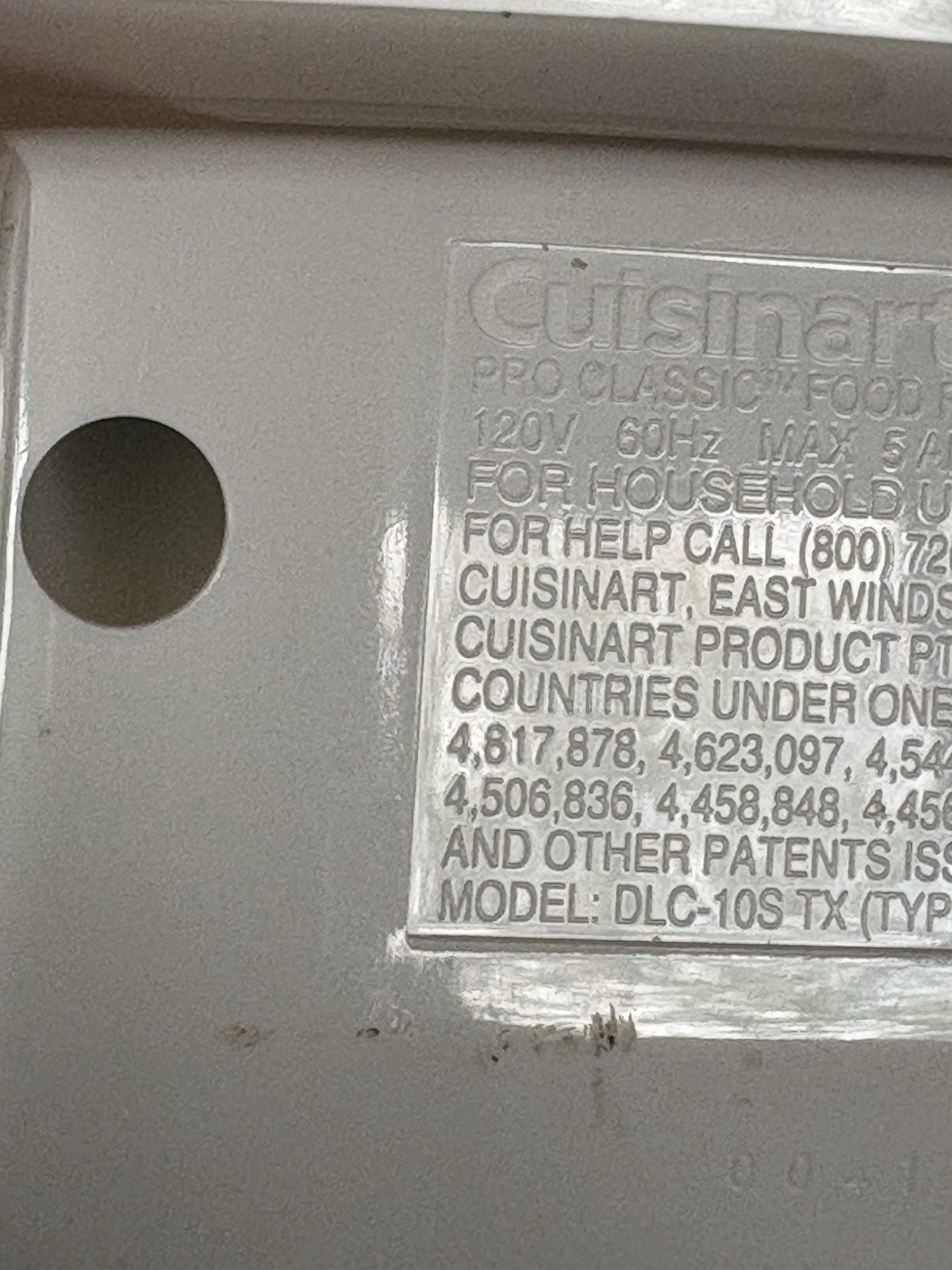 Cuisinart DLC-10S TX White