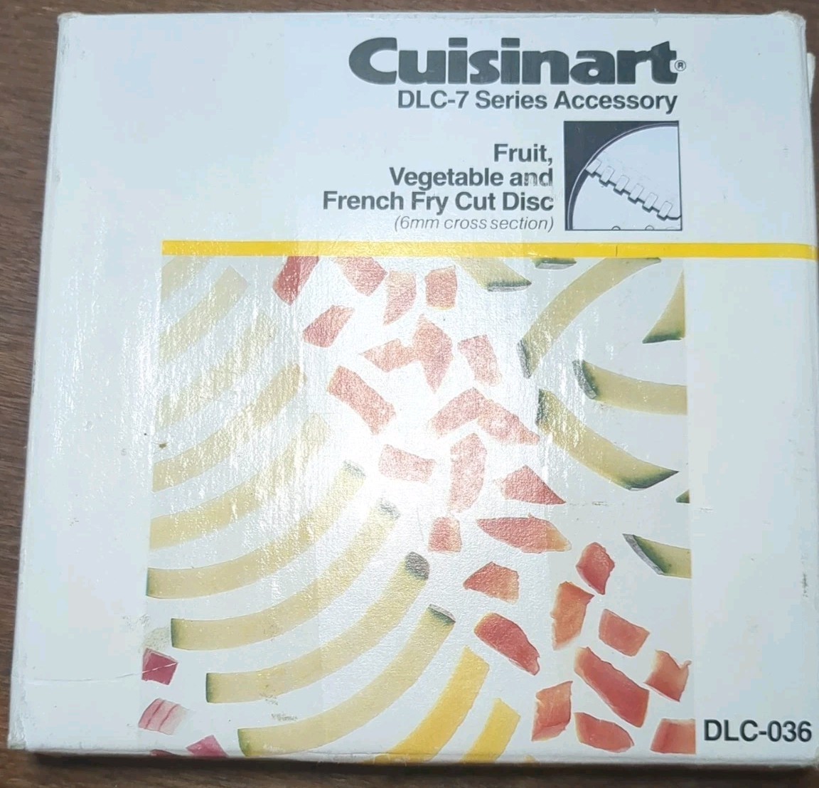 CUISINART DLC-036 NEW French Fry Cut Disc – DLC-7 Series DLC-039 Fruit, Veggies