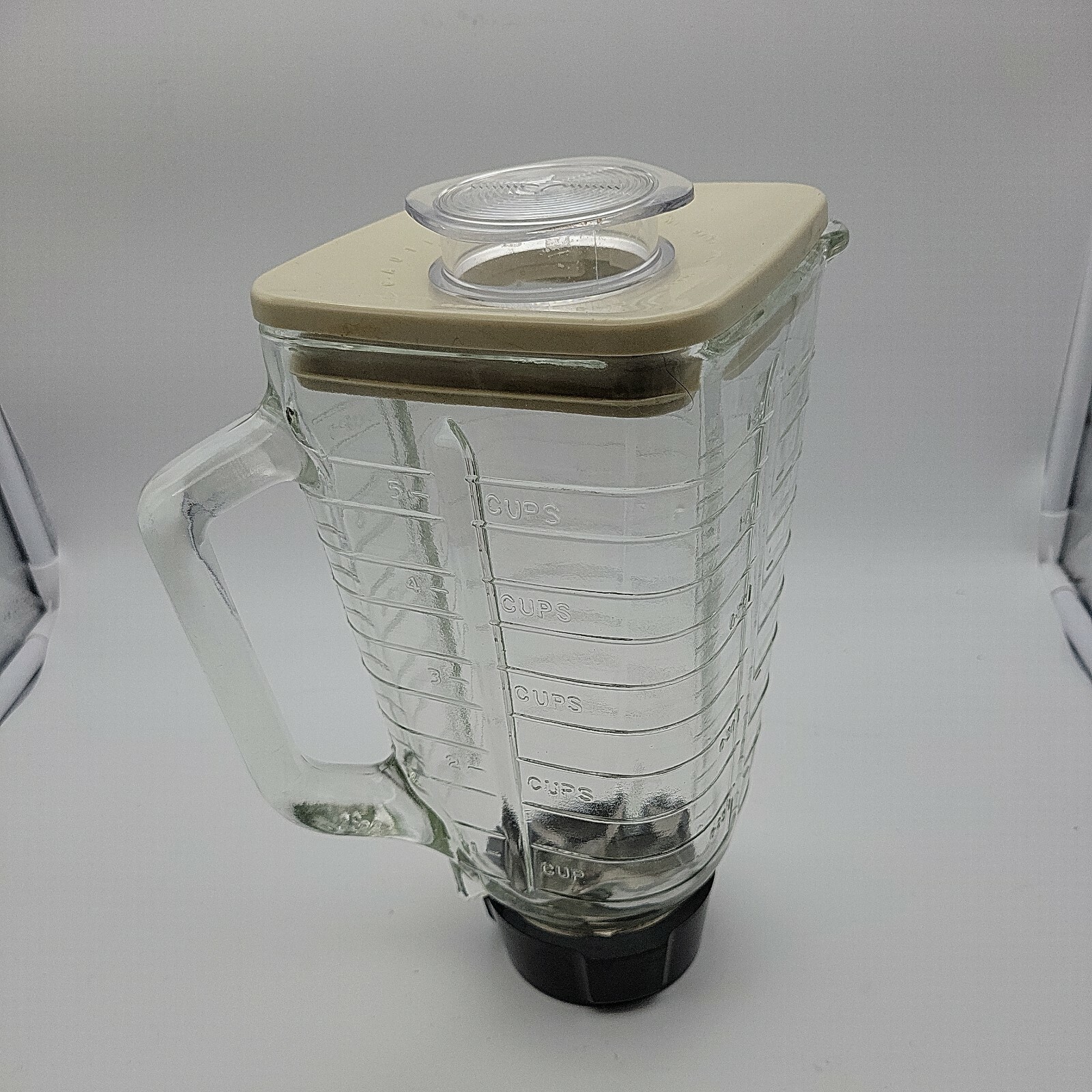 Oster Kitchen Center BLENDER JAR 5 Cup Glass Pitcher with Lid Blade