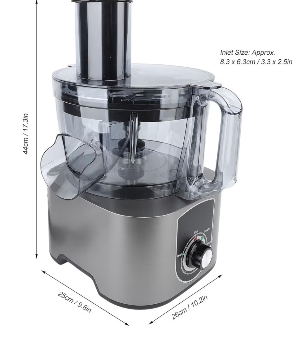 Commercial Grade Sous Chef Food Processor Stainless Steel Multi-Function Kitchen