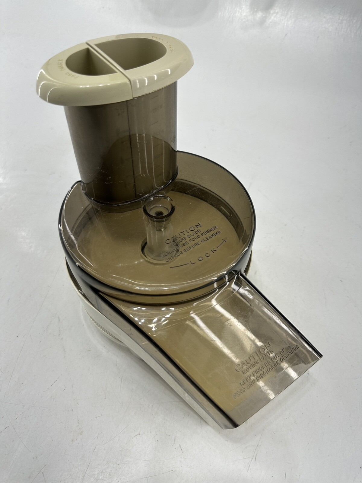 Oster Regency Kitchen Center Food Processor Base Chute Lid Pusher Salad Shooter