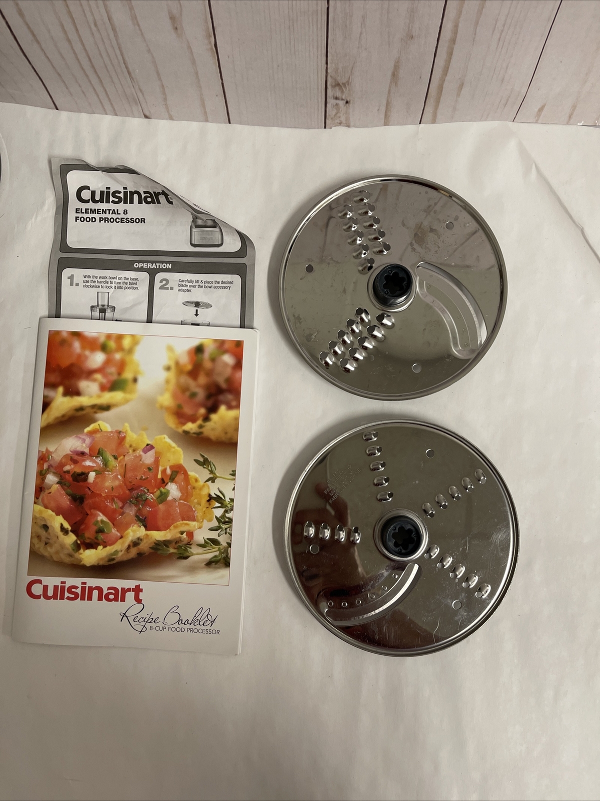 Cuisinart Elemental 8 Food Processor gfp-200fsd Fine Medium Slice Shred Disc S