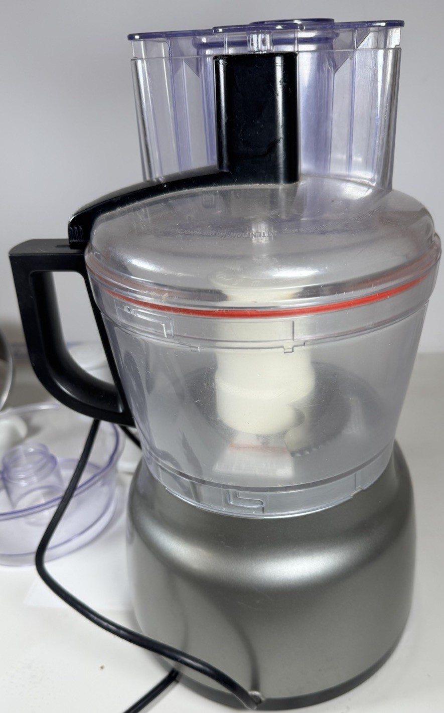 KitchenAid Food Processor ExactSlice 7 Cup Liquid Gray KFPO922CUO Works