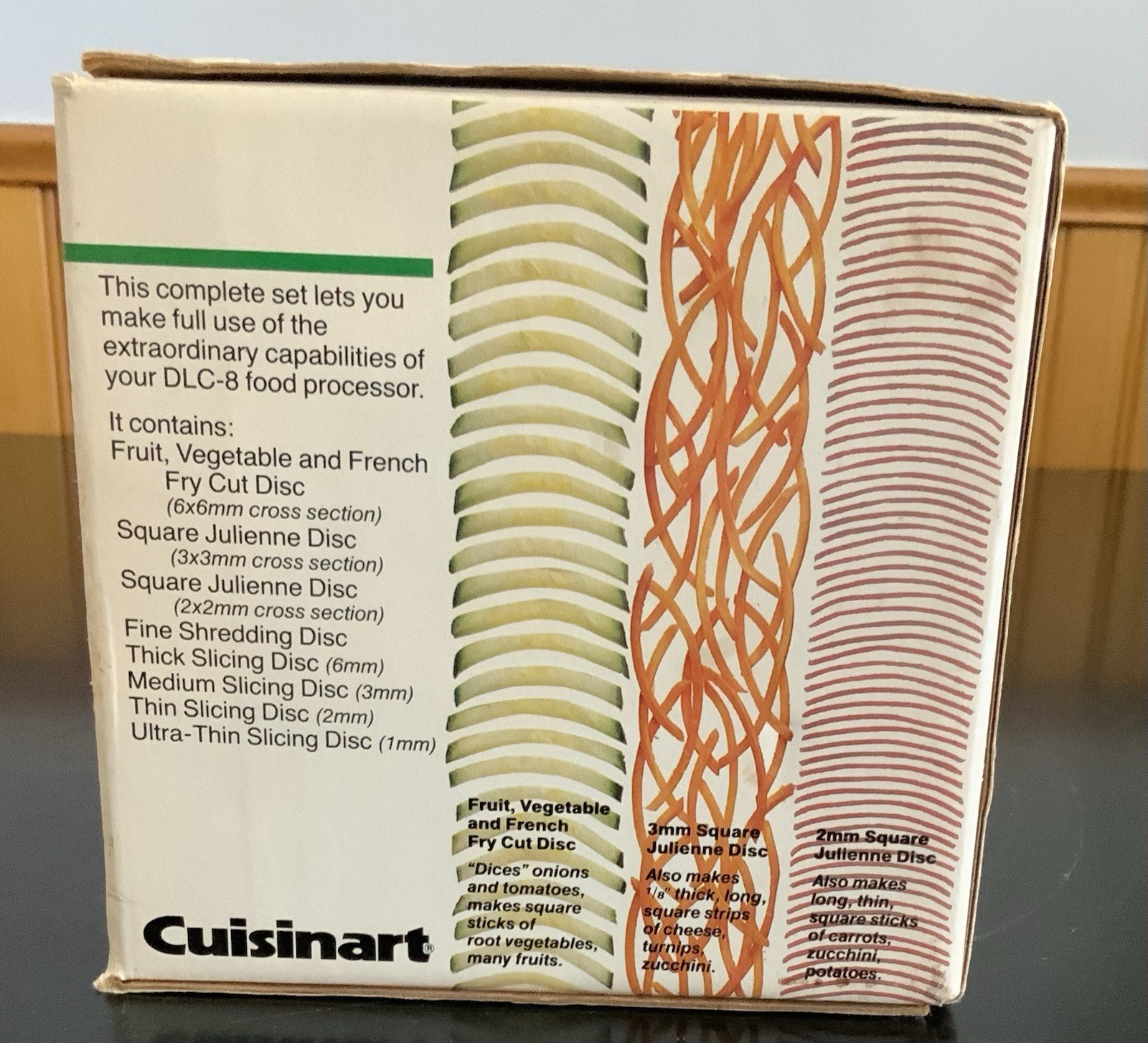Cuisinart Complete DLC-8 Disc Set (of 8) New In Box DLC-870