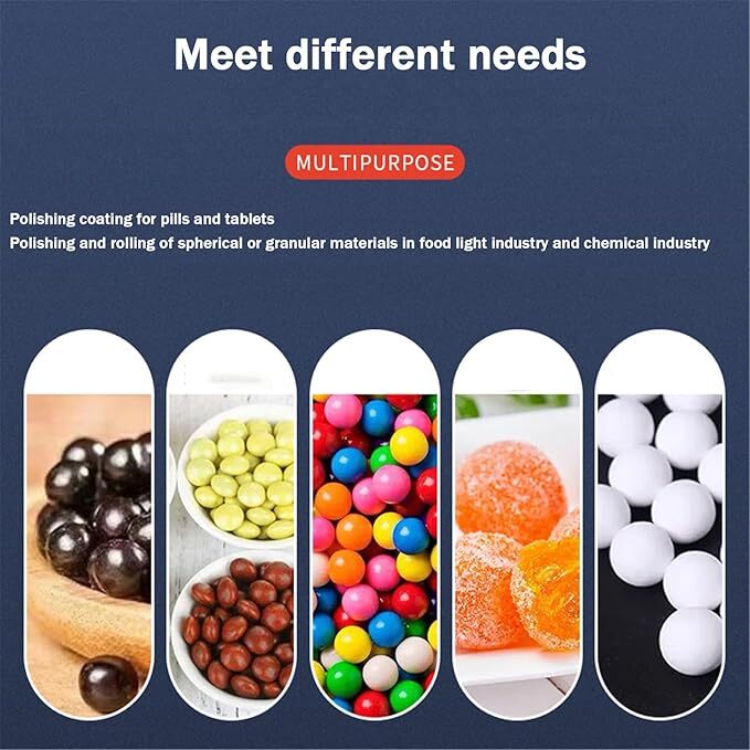 110V Commercial Small Sugar Candy Coating Machine roller Chocolate Ball Maker