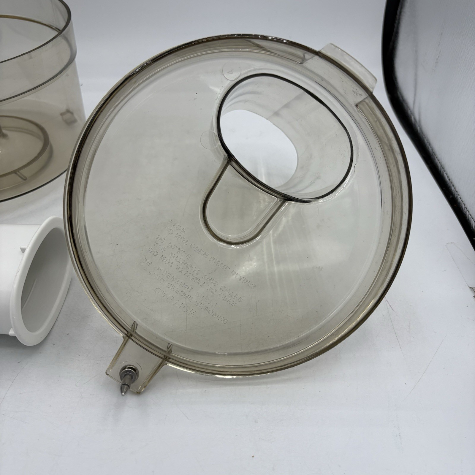 Black & Decker Food Processor D1FP1D Full Capacity Replacement Bowl Lid Pusher
