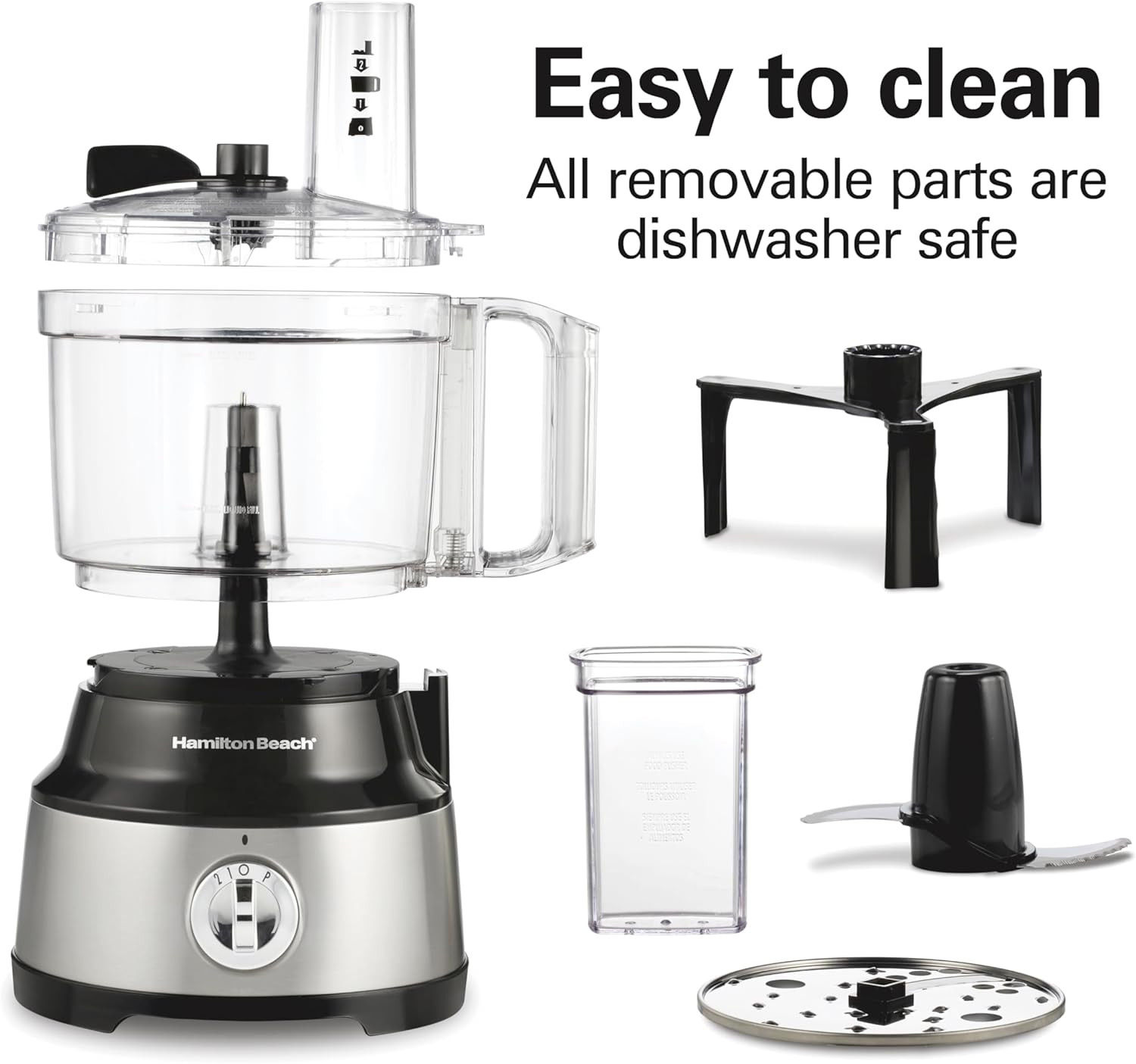 Food Processor & Vegetable Chopper for Slicing, Shredding, Mincing, and Puree, 1