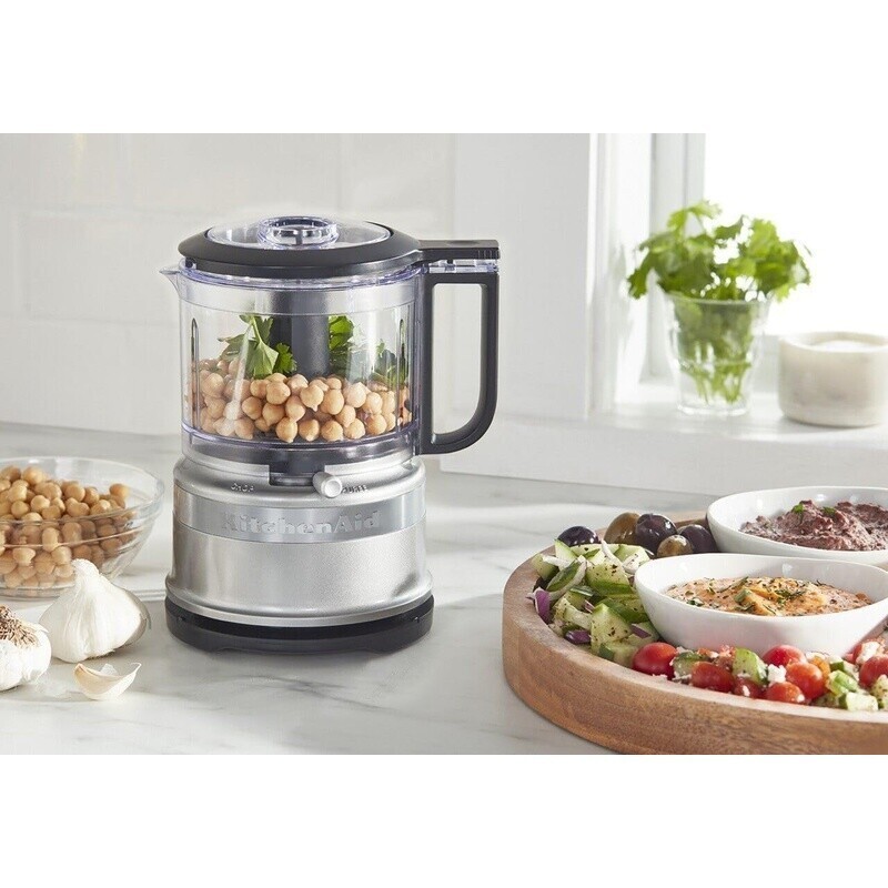 3.5 Cup Food Chopper Mini Processor W/ Locking Blade & Easy Pour Spout 240 Watts