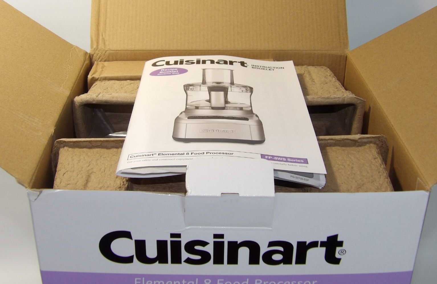 Cuisinart Elemental 8-Cup Food Processor Model FP-8SVWS New!