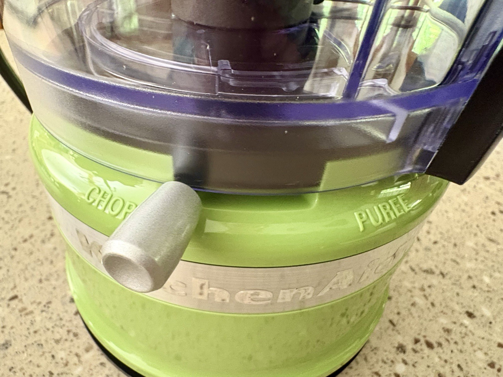 KitchenAid KFC0516 Full-Size Food Processor Green Dishwasher-Safe Pulse Control
