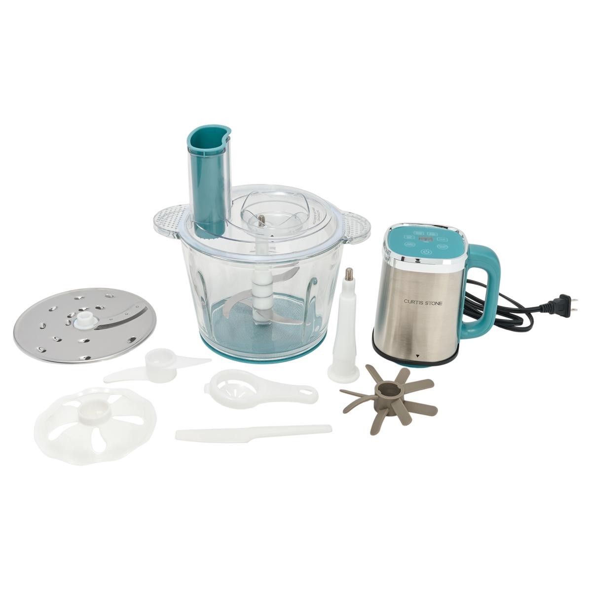**Curtis Stone 13-Cup Electric Chop Master Food Processor w/Blades—Sunflower