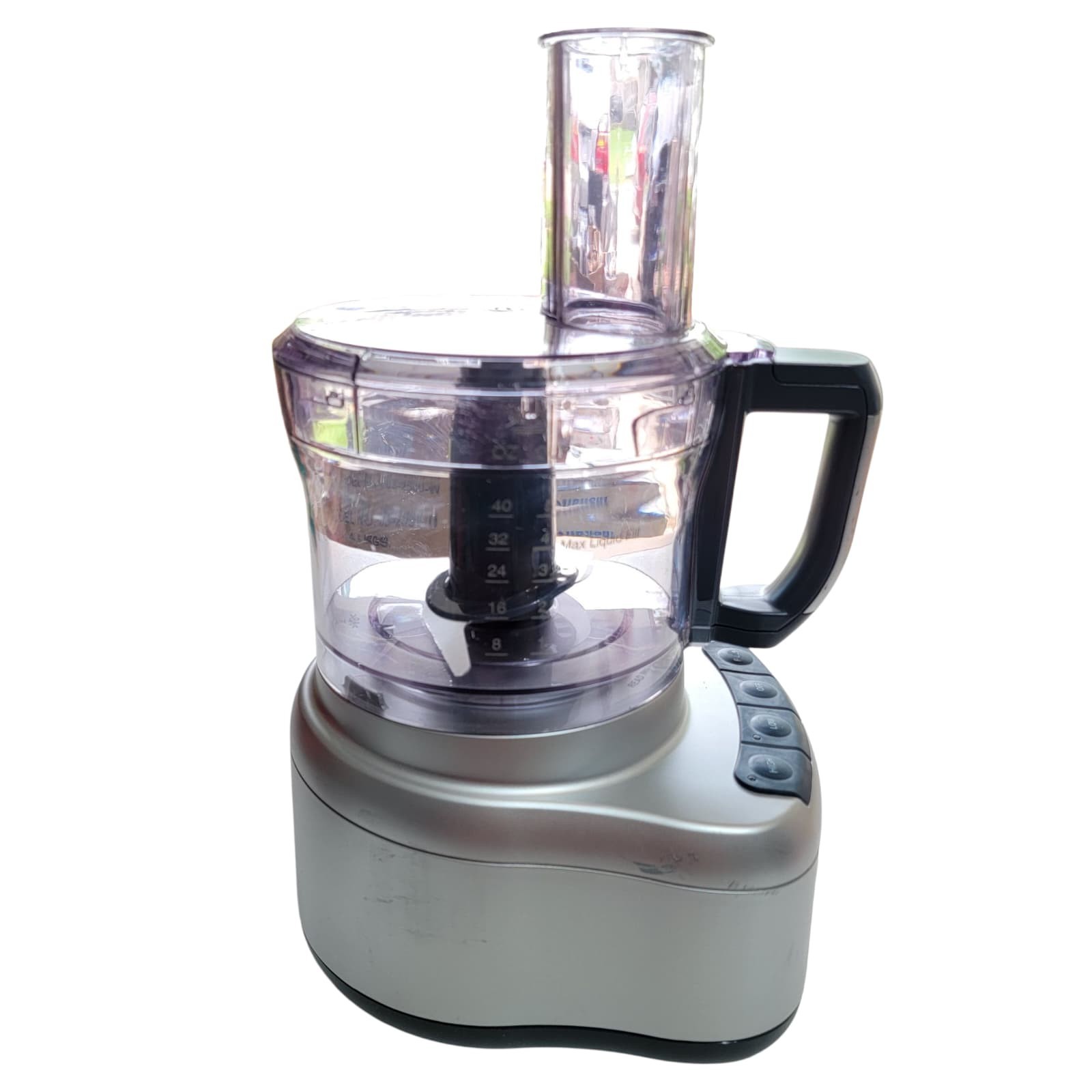Cuisinart 8 Cup Food Processor, 350-Watt Motor, Gunmetal, FP-8GMP1 (RENEWED)