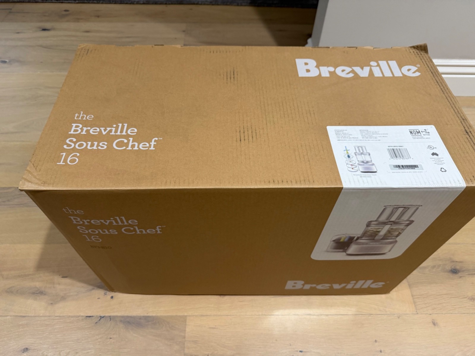 Breville BFP810 Sous Chef 1,400watt Food Processors, Brushed Stainless Steel