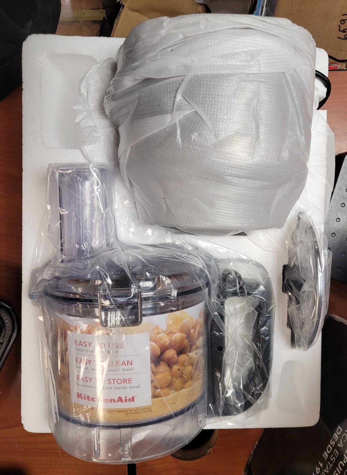 KitchenAid KFP0718CU Food Processor – Silver – NIOB