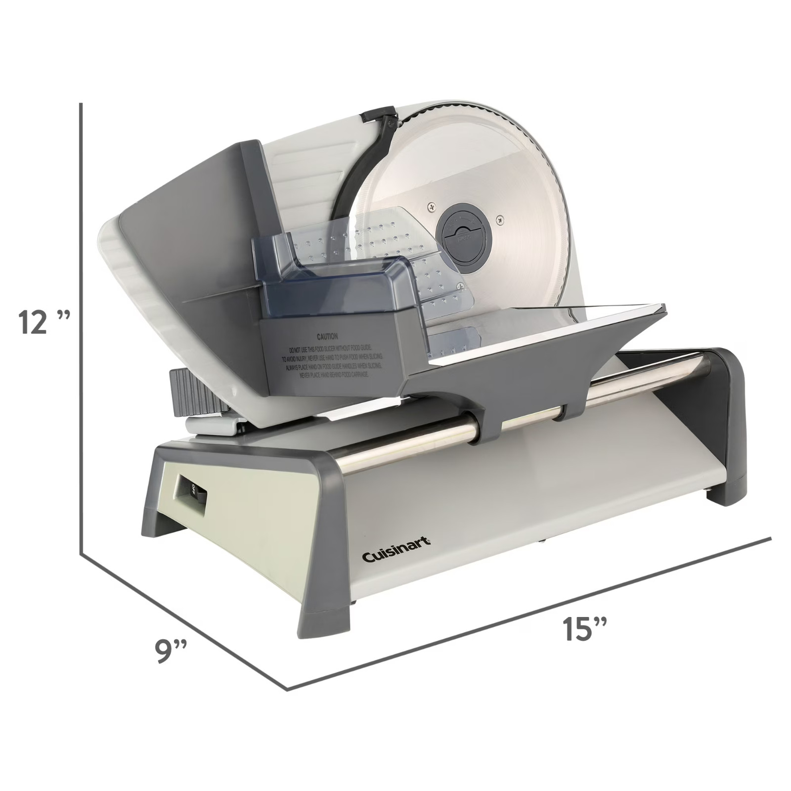 Cuisinart FS-75 Kitchen Pro Food Slicer, Gray