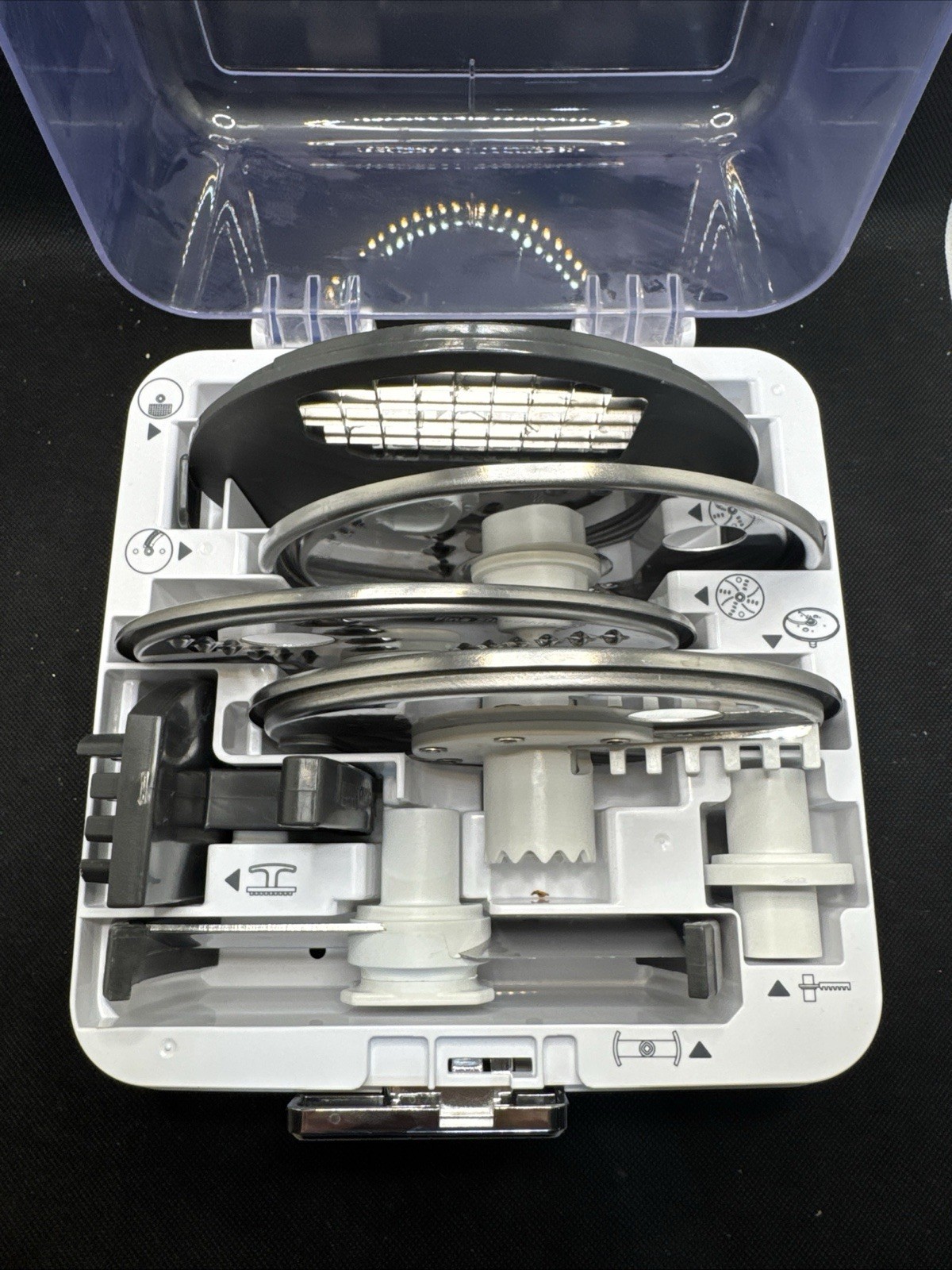 KitchenAid Mixer Set 526840 Food Processor Attachments 7pcs with Storage Case