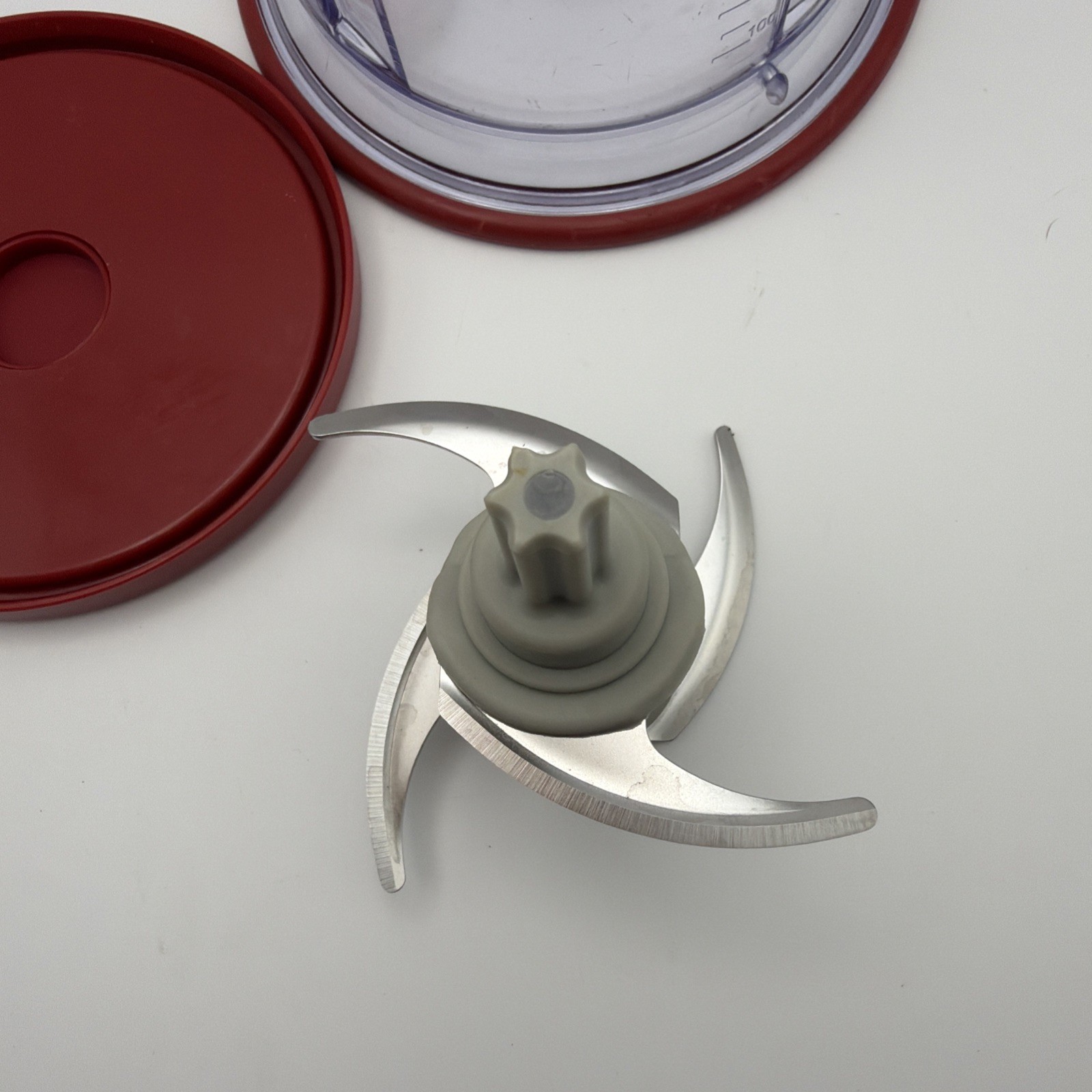 Ninja Food Chopper Express Chop 16 Ounce Container With Lid & Blade Replacement