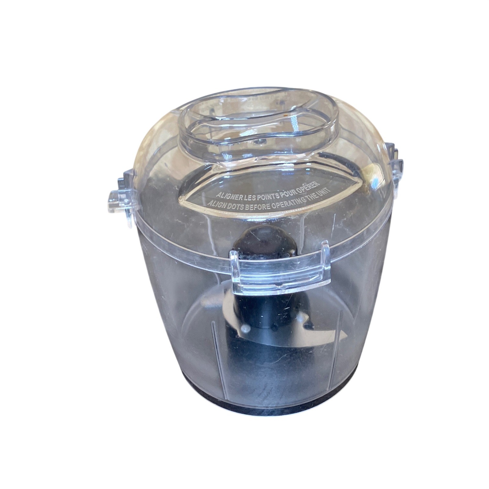 Oster 3 Cup Mini Food Chopper Black 2-Speed Small Food Processor Pulse Function