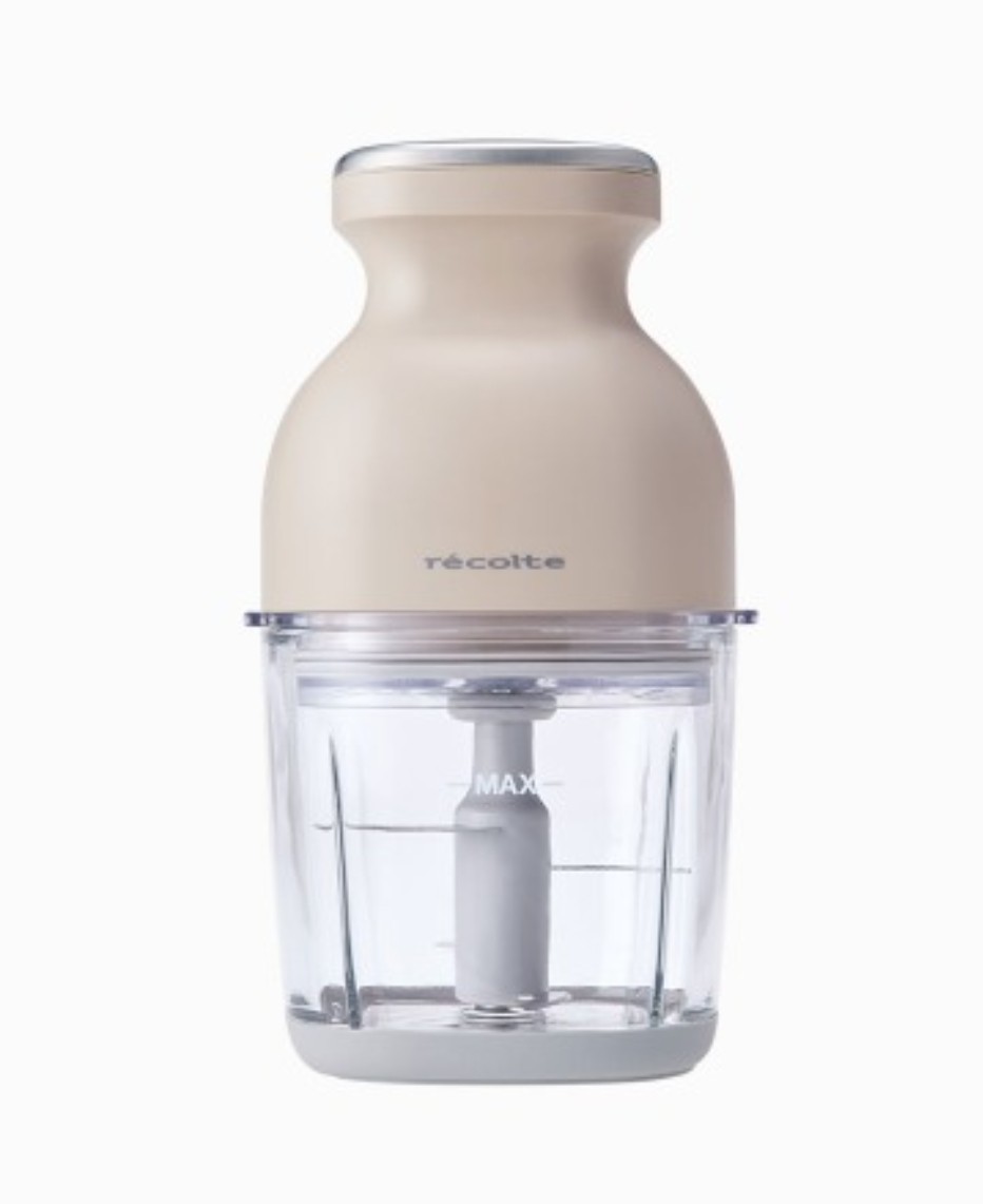 RECOLTE Cordless Capsule Cutter Bonne RCP-7 Chopper Food Processor Blender White